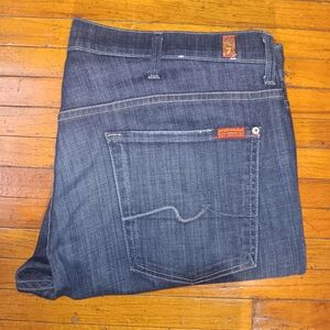 7 For All Mankind Men's Blue Jeans